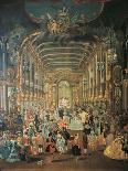 Masked Ball in the Hall of the Hoftheater in Bonn, Detail, 1755-Johann Jacob Tischbein-Giclee Print