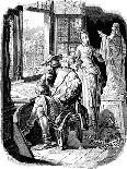 Baptism of Saxon Leader Widukind, 1840-Johann Jakob Kirchhoff-Giclee Print