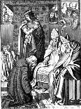 Louis the Pious Making Penance at Attigny in 822, 1840-Johann Jakob Kirchhoff-Giclee Print