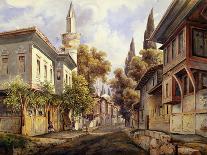 A Street in Constantinople, 1835-Johann Jakob Wolfensberger-Stretched Canvas