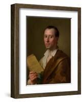 Johann Joachim Winckelmann (1717–68), c.1777-Anton Raphael Mengs-Framed Giclee Print