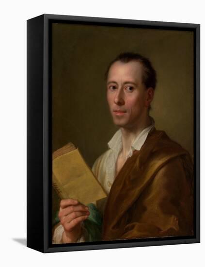 Johann Joachim Winckelmann (1717–68), c.1777-Anton Raphael Mengs-Framed Stretched Canvas