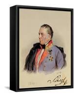 Johann Joseph Wenzel, Count Radetzky-Josef Nikolaus Kriehuber-Framed Stretched Canvas