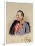 Johann Joseph Wenzel, Count Radetzky-Josef Nikolaus Kriehuber-Framed Giclee Print