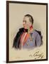 Johann Joseph Wenzel, Count Radetzky-Josef Nikolaus Kriehuber-Framed Giclee Print