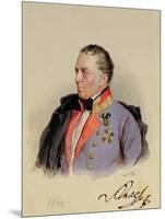 Johann Joseph Wenzel, Count Radetzky-Josef Nikolaus Kriehuber-Mounted Giclee Print