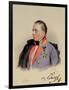 Johann Joseph Wenzel, Count Radetzky-Josef Nikolaus Kriehuber-Framed Giclee Print