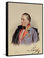 Johann Joseph Wenzel, Count Radetzky-Josef Nikolaus Kriehuber-Framed Stretched Canvas