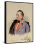 Johann Joseph Wenzel, Count Radetzky-Josef Nikolaus Kriehuber-Framed Stretched Canvas