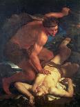 Cain Slaying Abel-Johann Karl Loth-Giclee Print