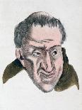 The Facial Characteristics of a Quick Tempered Person, 1808-Johann Kaspar Lavater-Giclee Print