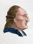 The Facial Characteristics of a Strict, Intellegent Person, 1808-Johann Kaspar Lavater-Giclee Print