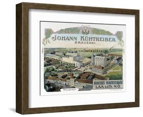 Johann Kuhtreiber - Brauerei-Eckert & Pflug-Framed Art Print