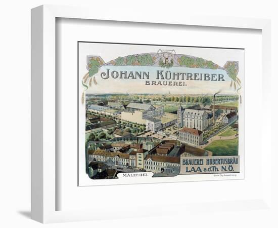 Johann Kuhtreiber - Brauerei-Eckert & Pflug-Framed Art Print