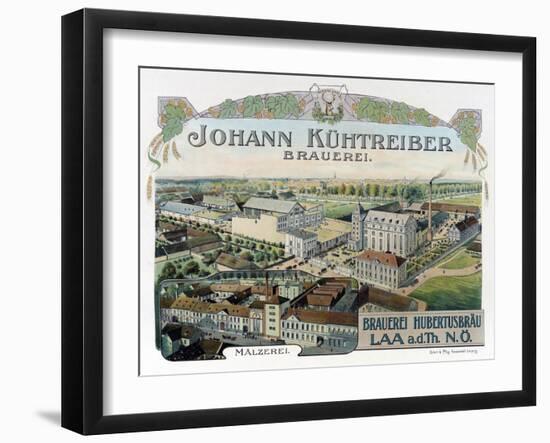 Johann Kuhtreiber - Brauerei-Eckert & Pflug-Framed Art Print