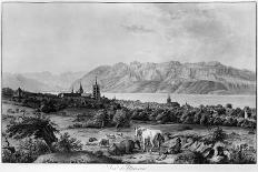 View of Lausanne-Johann Ludwig Aberli-Giclee Print
