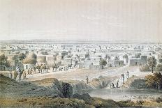 The North Side of Timbuktoo, from "Les Voyages En Afrique" by Heinrich Barth Published in 1857-Johann Martin Bernatz-Framed Giclee Print