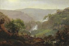 The Waterfalls at Tivoli, Um 1809-Johann Martin Von Rohden-Framed Giclee Print