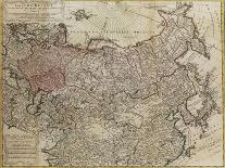 Map of Russia-Johann Matthias Hase-Giclee Print