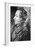 Johann Mayrhofer - portrait-Moritz Ludwig von Schwind-Framed Giclee Print