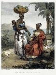 Meeting of the Indians with the European Explorers from 'Picturesque Voyage to Brazil', 1827-35-Johann Moritz Rugendas-Giclee Print