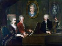 The Mozart Family, 1780-81-Johann Nepomuk della Croce-Framed Giclee Print