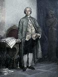 Christoph W Gluck after painting by Hammann-Johann Nepomuk Ender-Giclee Print