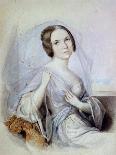 Portrait of the Singer Henriette Gertrude Sontag, 19th Century-Johann Nepomuk Ender-Stretched Canvas