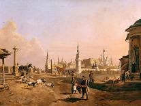 View of Moscow from the Sparrow Hills, 1837-Johann Nepomuk Rauch-Framed Giclee Print