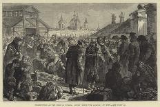 Persecution of the Jews in Russia, Scene Inside the Arsenal at Kiev-Johann Nepomuk Schonberg-Giclee Print