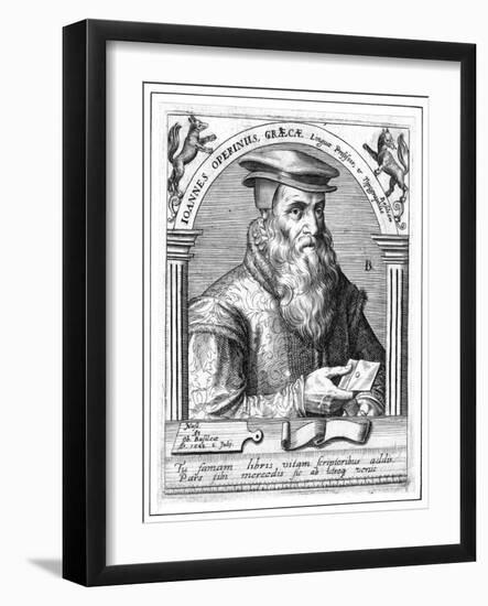 Johann Operinus-Theodor De Brij-Framed Art Print