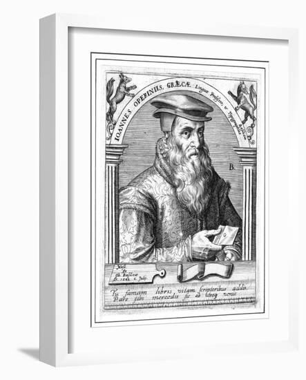 Johann Operinus-Theodor De Brij-Framed Art Print