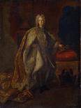 Portrait of the Tsar Peter II of Russia (1715-173), End 1720S-Johann Paul Luedden-Giclee Print