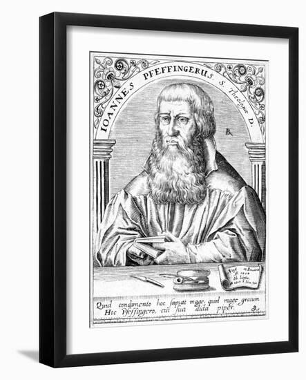 Johann Pfeffinger-Theodor De Brij-Framed Art Print