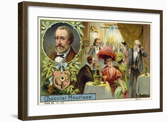 Johann Philipp Reis, German Inventor of the Telephone-null-Framed Giclee Print