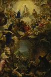 The Coronation of the Virgin, C. 1598-Johann Rottenhammer-Framed Giclee Print