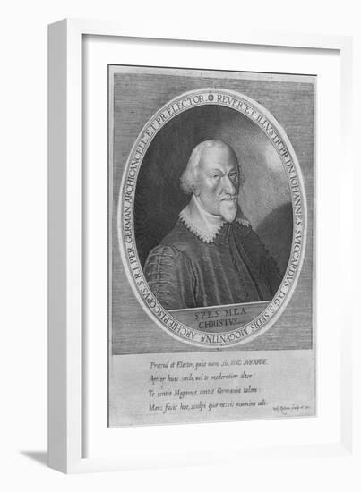 Johann Schweikhard von Kronberg (1553-1626), Archbishop-Elector of Mainz from 1604 to 1626, c1626-Wolfgang Kilian-Framed Giclee Print