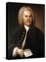 Johann Sebastian Bach (1685-175), German Composer and Organist, 1746-Elias Gottlob Haussmann-Stretched Canvas