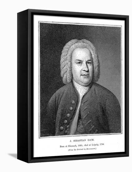 Johann Sebastian Bach (1685-175), German Composer and Organist, 1746-Elias Gottlob Haussmann-Framed Stretched Canvas