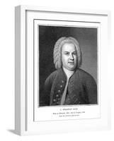 Johann Sebastian Bach (1685-175), German Composer and Organist, 1746-Elias Gottlob Haussmann-Framed Giclee Print