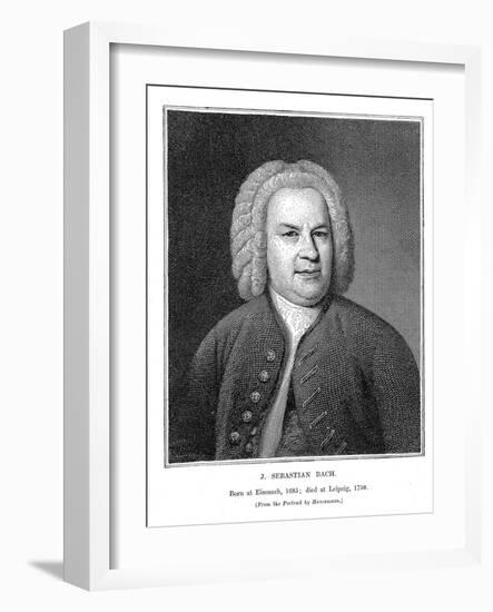 Johann Sebastian Bach (1685-175), German Composer and Organist, 1746-Elias Gottlob Haussmann-Framed Giclee Print