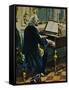 'Johann Sebastian Bach 1685-1750. - Ausichnitt aus dem Gemälde von Carl Röhling', 1934-Unknown-Framed Stretched Canvas