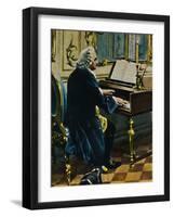 'Johann Sebastian Bach 1685-1750. - Ausichnitt aus dem Gemälde von Carl Röhling', 1934-Unknown-Framed Giclee Print