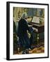 'Johann Sebastian Bach 1685-1750. - Ausichnitt aus dem Gemälde von Carl Röhling', 1934-Unknown-Framed Giclee Print