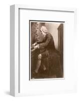 Johann Sebastian Bach German Organist and Composer at the Keyboard-null-Framed Photographic Print