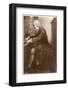 Johann Sebastian Bach German Organist and Composer at the Keyboard-null-Framed Photographic Print