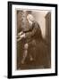 Johann Sebastian Bach German Organist and Composer at the Keyboard-null-Framed Photographic Print