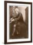 Johann Sebastian Bach German Organist and Composer at the Keyboard-null-Framed Photographic Print