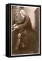 Johann Sebastian Bach German Organist and Composer at the Keyboard-null-Framed Stretched Canvas