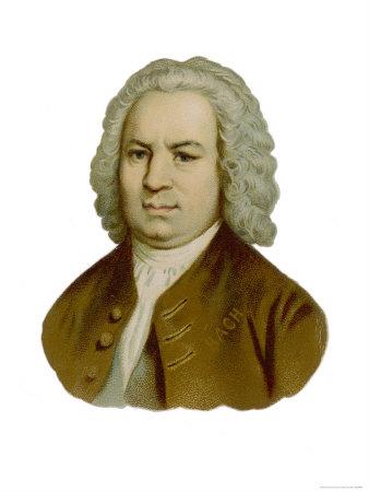 'Johann Sebastian Bach German Organist and Composer' Giclee Print ...